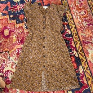 Button up Prairie Dress